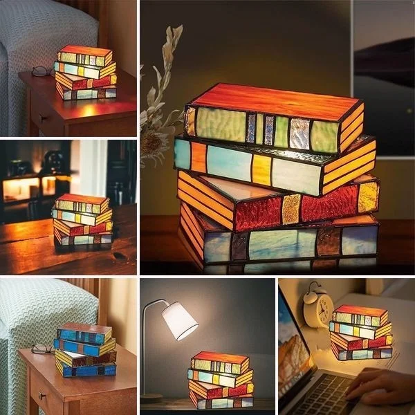 Lámpara de libros