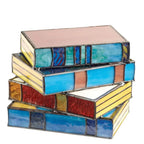 Lámpara libro de vidrio esmaltado | Iluminación artesanal