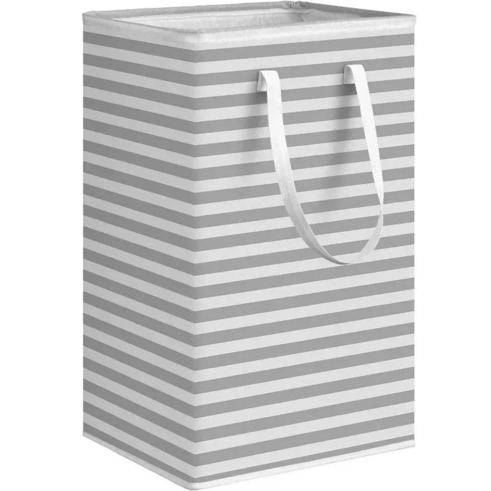 Lauva | Cesto de ropa impermeable de 75 L | Cesto plegable de tela con asas