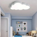 Lámpara de techo LED con diseño de nube para habitación infantil