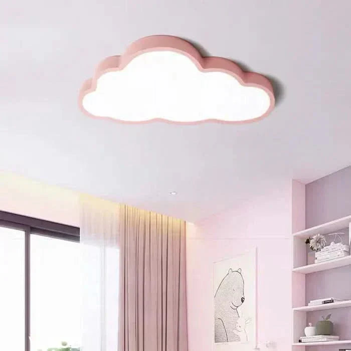Lámpara de techo LED con diseño de nube para habitación infantil
