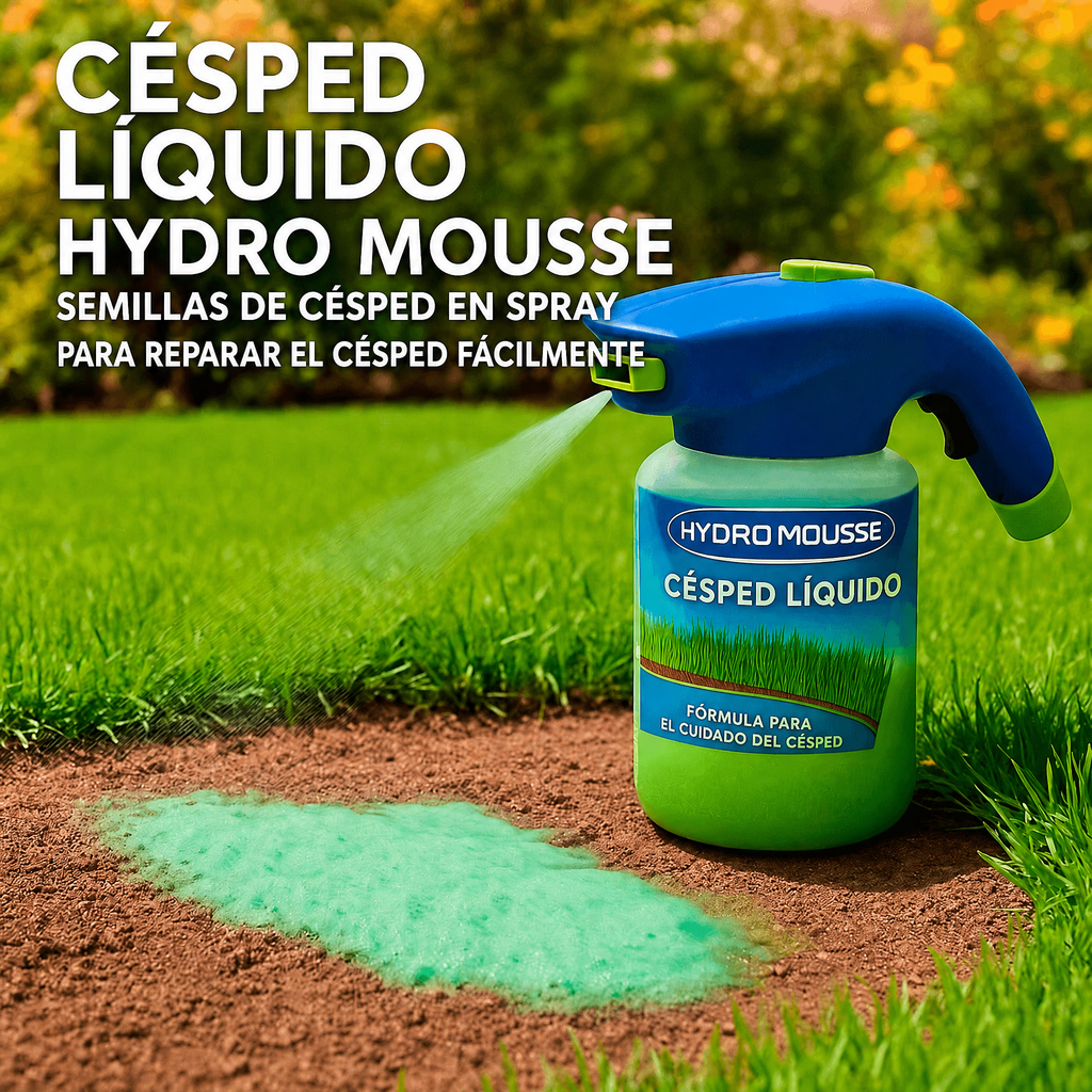 Liquid Lawn Hydro Mousse Spray On Grass Seed | Aplicación sencilla para céspedes irregulares y zonas de mucho tránsito