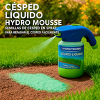 Liquid Lawn Hydro Mousse Spray On Grass Seed | Aplicación sencilla para céspedes irregulares y zonas de mucho tránsito