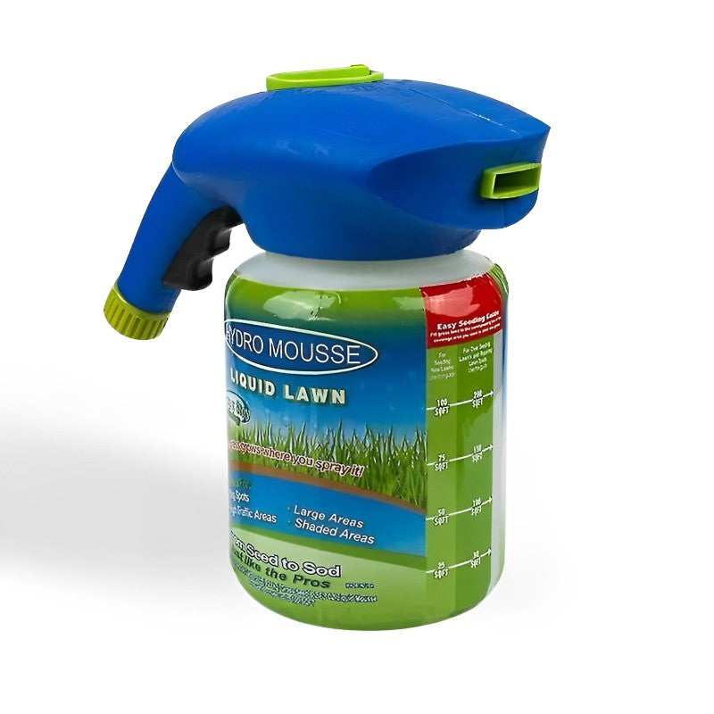 Liquid Lawn Hydro Mousse Spray On Grass Seed | Aplicación sencilla para céspedes irregulares y zonas de mucho tránsito