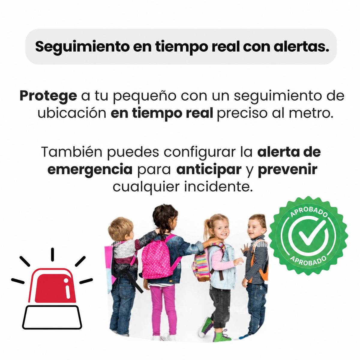 Localizador GPS Seguro para Niños: Ubicación en Directo y Alerta SOS