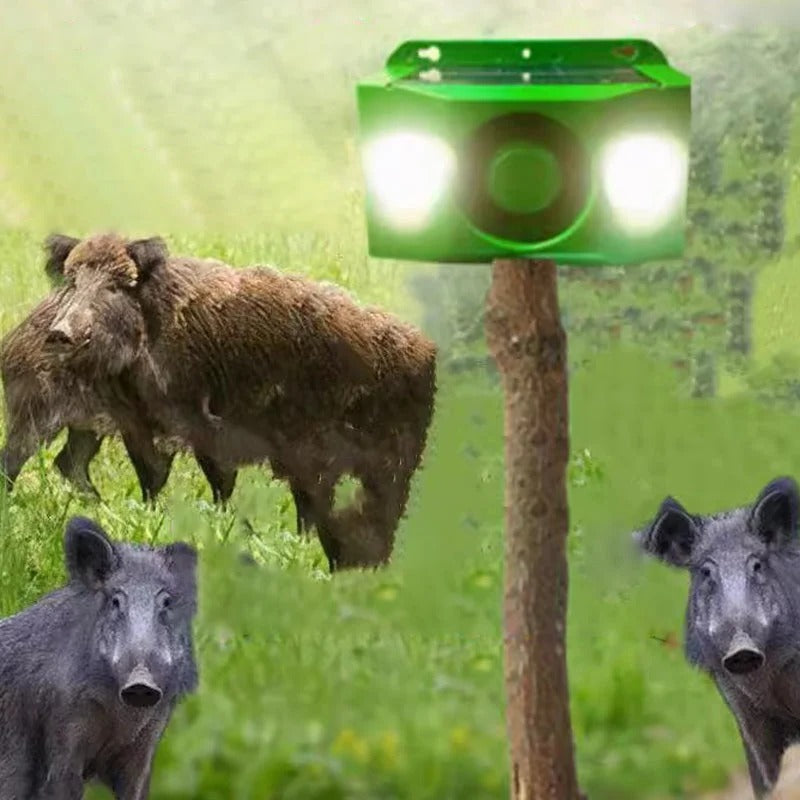 Luces de Advertencia Solares Repelentes de Bestias