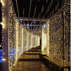 Luces de Navidad para Cortina con 8 Modos de Control - Luces Decorativas Colgantes de Navidad con Control Remoto