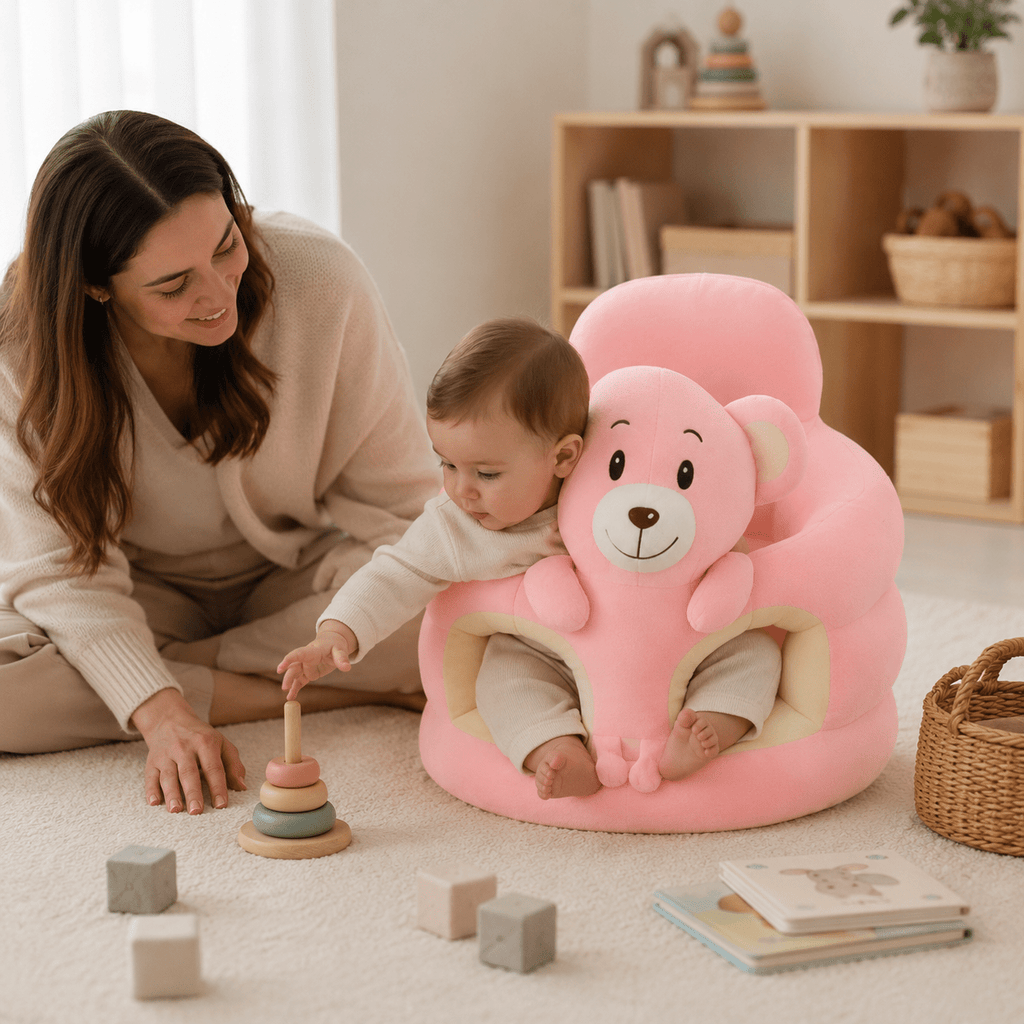 Luna Nest Asiento de suelo para bebé con soporte para sentarse