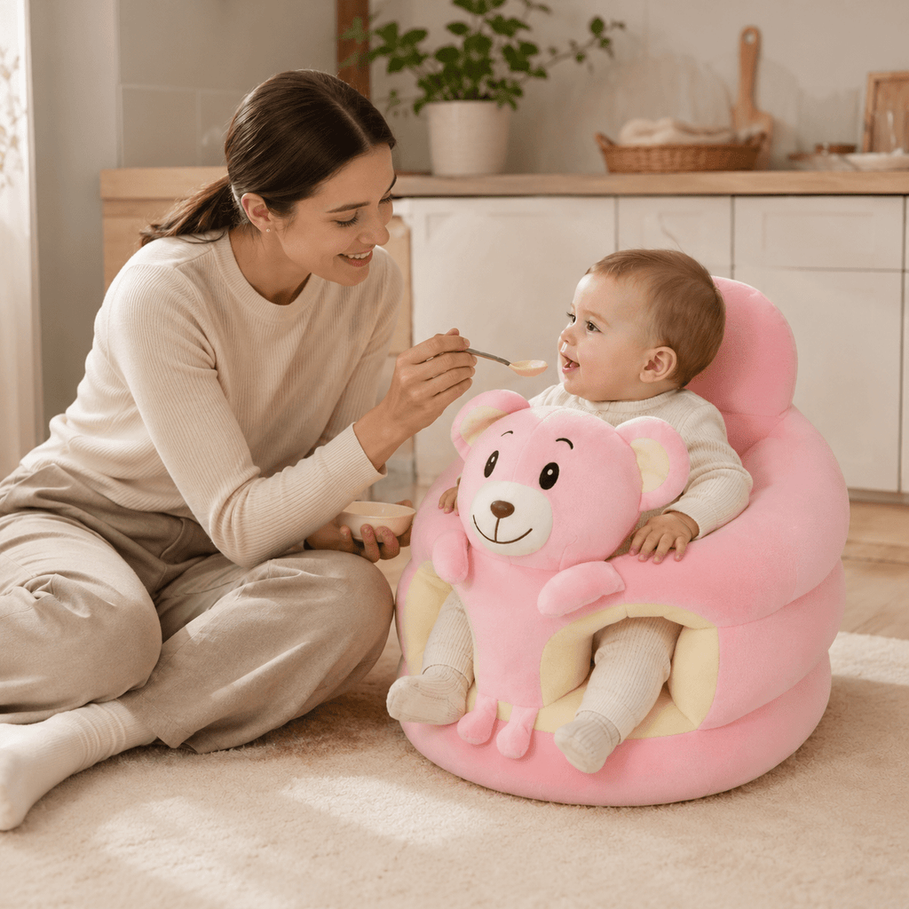 Luna Nest Asiento de suelo para bebé con soporte para sentarse