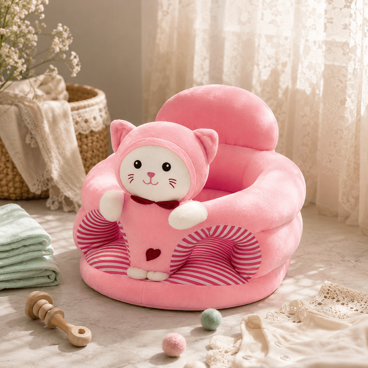 Luna Nest Asiento de suelo para bebé con soporte para sentarse