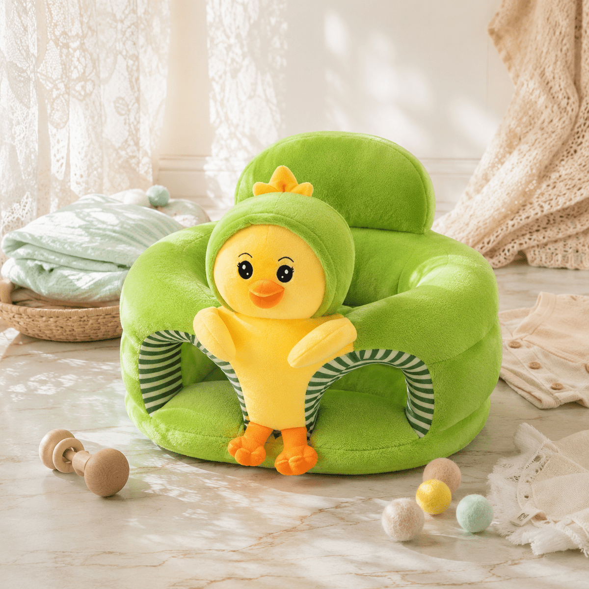 Luna Nest Asiento de suelo para bebé con soporte para sentarse