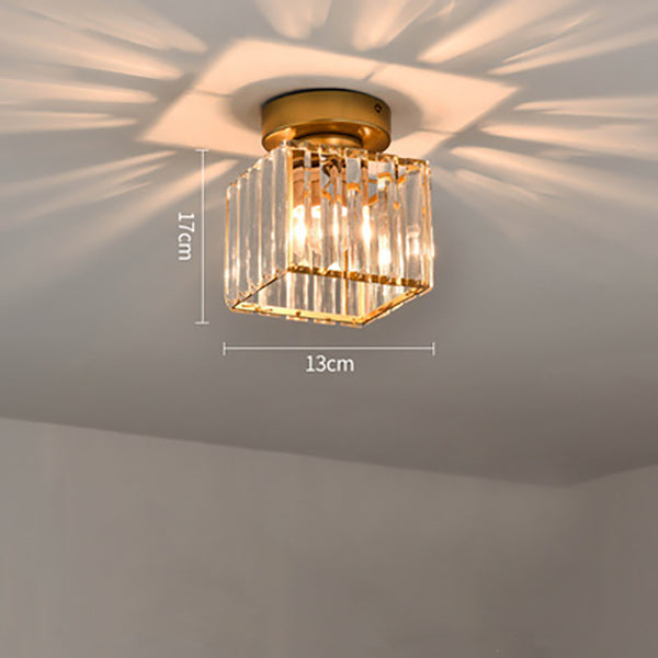 Lámpara de techo Kristal Zwart Zilver Goud E27 Opbouw Modern Hal Woonkamer