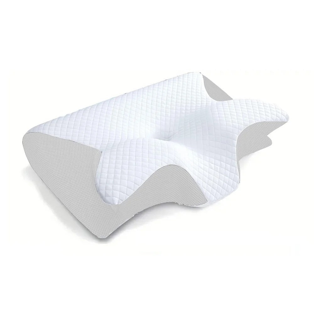 Schmetterlings-Nackenstützkissen aus Memory-Schaum | Ergonómico, hipoalergénico e ideal para todas las posiciones de seguridad.
