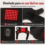 Manga de terapia de luz roja portátil para perros, para el cuidado en casa de la zona lumbar y patas traseras/caderas.