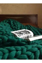 Manta de punto grueso Cozy Knit Chunky Blanket