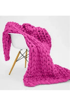 Manta de punto grueso Cozy Knit Chunky Blanket