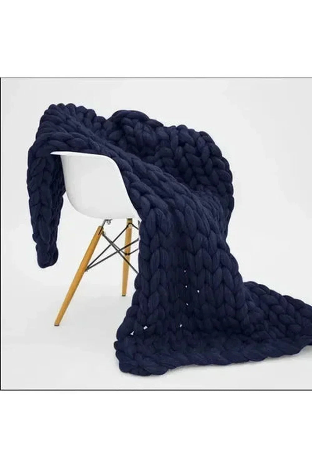 Manta de punto grueso Cozy Knit Chunky Blanket