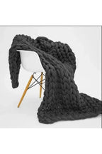 Manta de punto grueso Cozy Knit Chunky Blanket