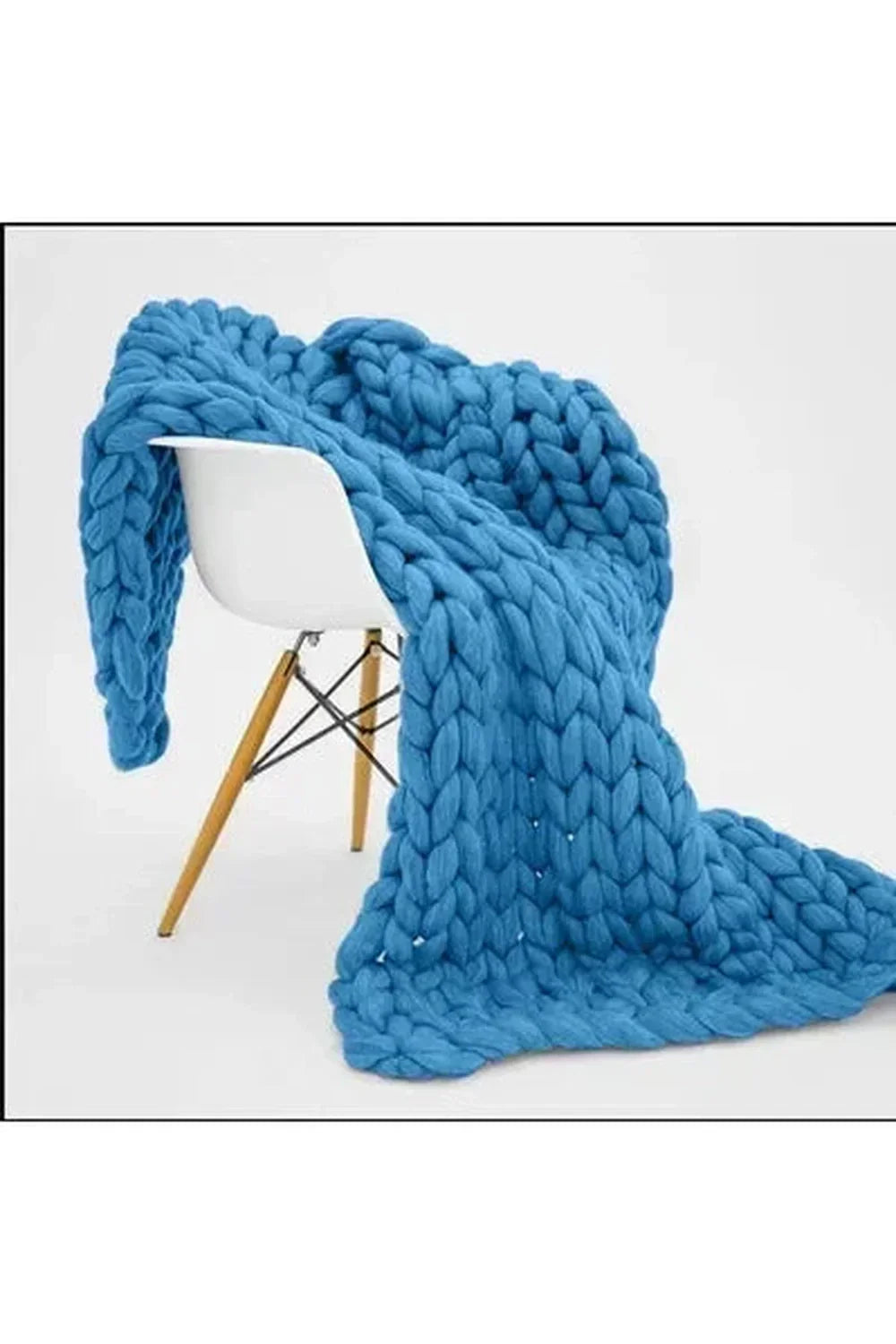 Manta de punto grueso Cozy Knit Chunky Blanket
