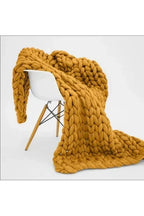 Manta de punto grueso Cozy Knit Chunky Blanket