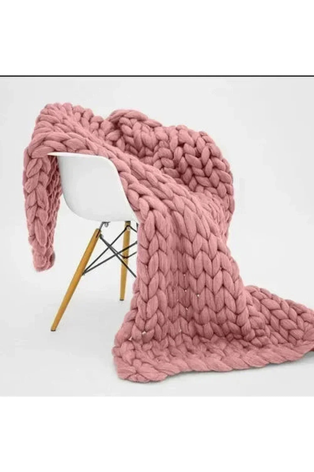 Manta de punto grueso Cozy Knit Chunky Blanket