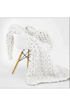 Manta de punto grueso Cozy Knit Chunky Blanket