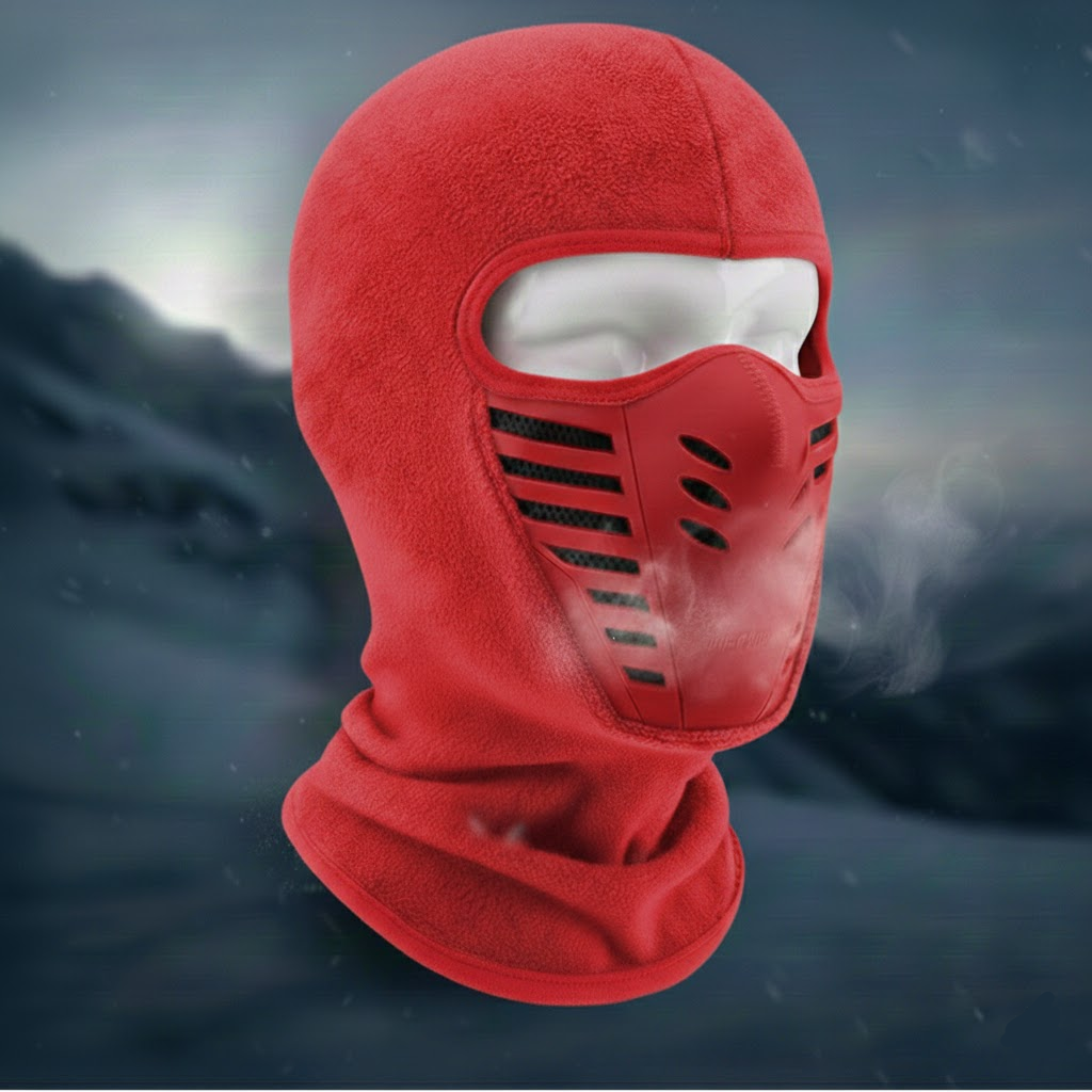 Mascarilla facial de invierno térmica, a prueba de viento, de cobertura total para deportes al aire libre