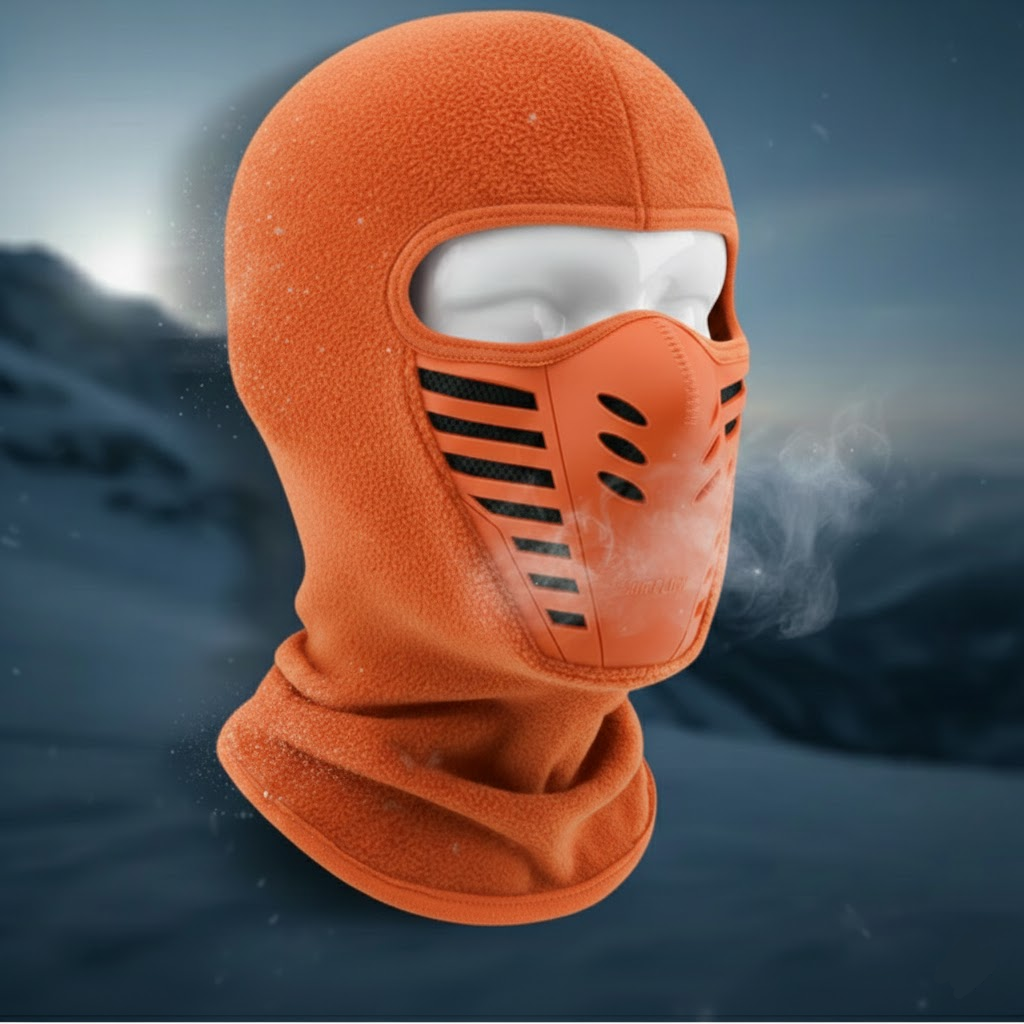 Mascarilla facial de invierno térmica, a prueba de viento, de cobertura total para deportes al aire libre