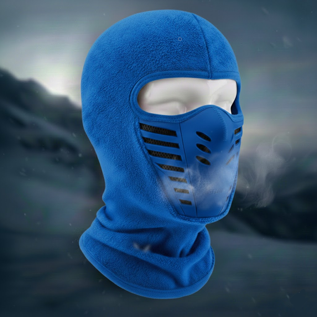 Mascarilla facial de invierno térmica, a prueba de viento, de cobertura total para deportes al aire libre