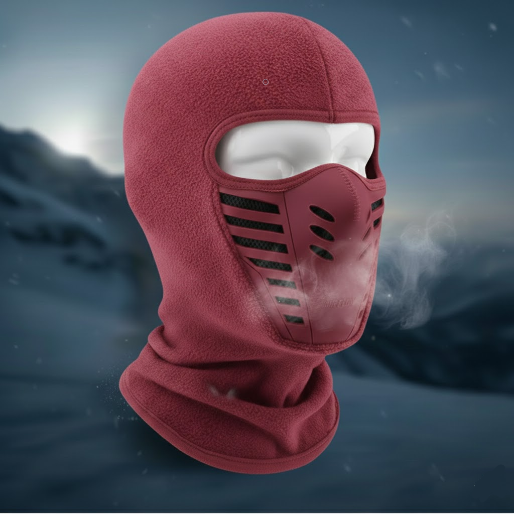 Mascarilla facial de invierno térmica, a prueba de viento, de cobertura total para deportes al aire libre