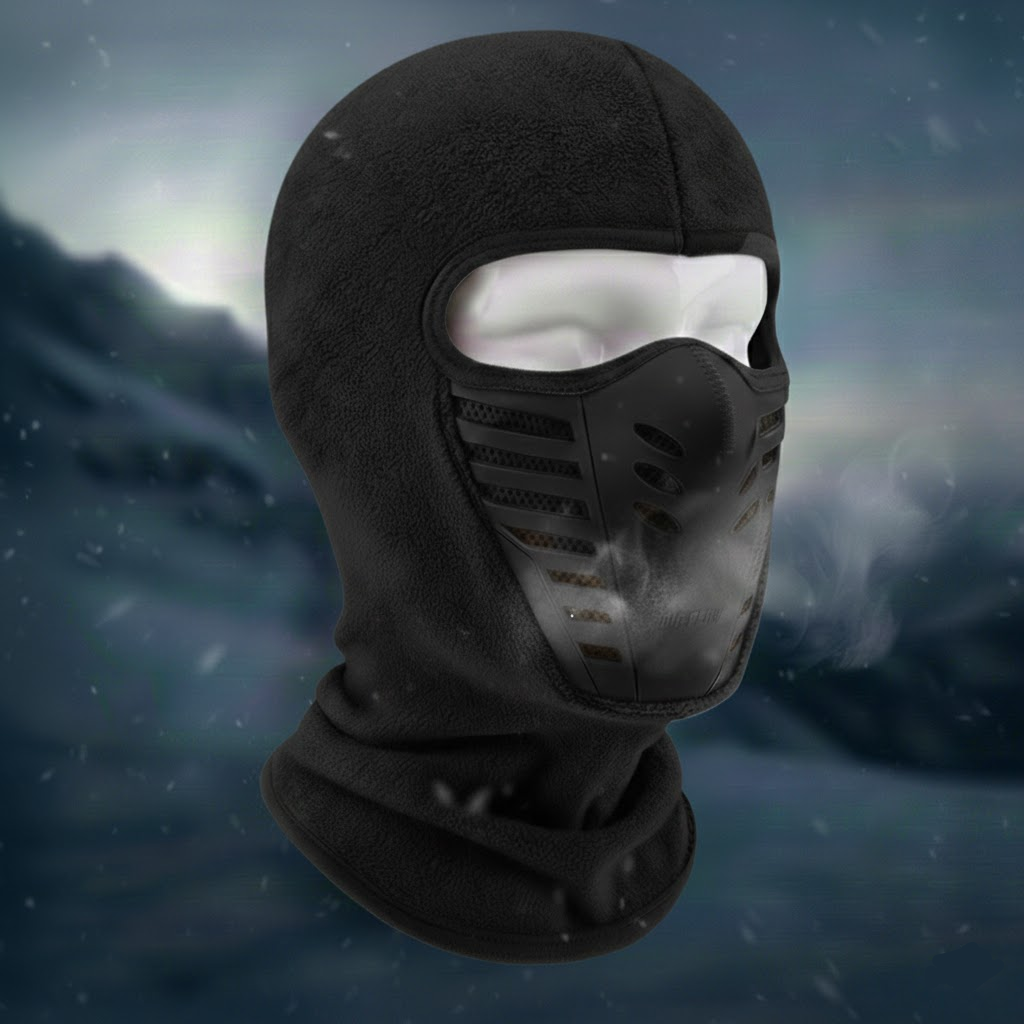 Mascarilla facial de invierno térmica, a prueba de viento, de cobertura total para deportes al aire libre