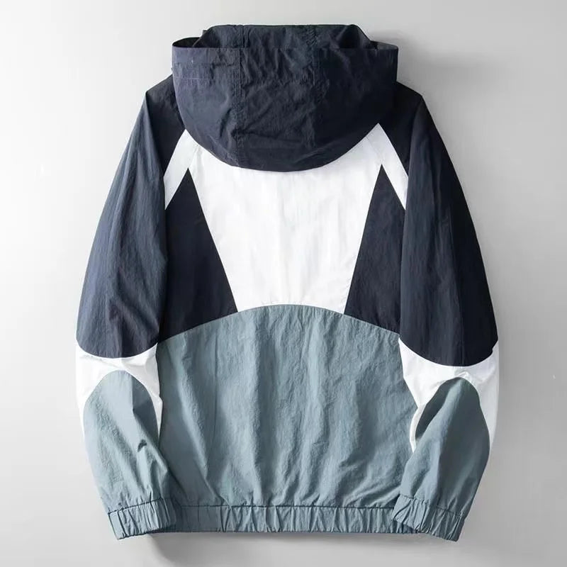 Chaqueta cortavientos Apex para hombre: estilo ligero y resistente a la intemperie.