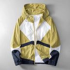 Chaqueta cortavientos Apex para hombre: estilo ligero y resistente a la intemperie.