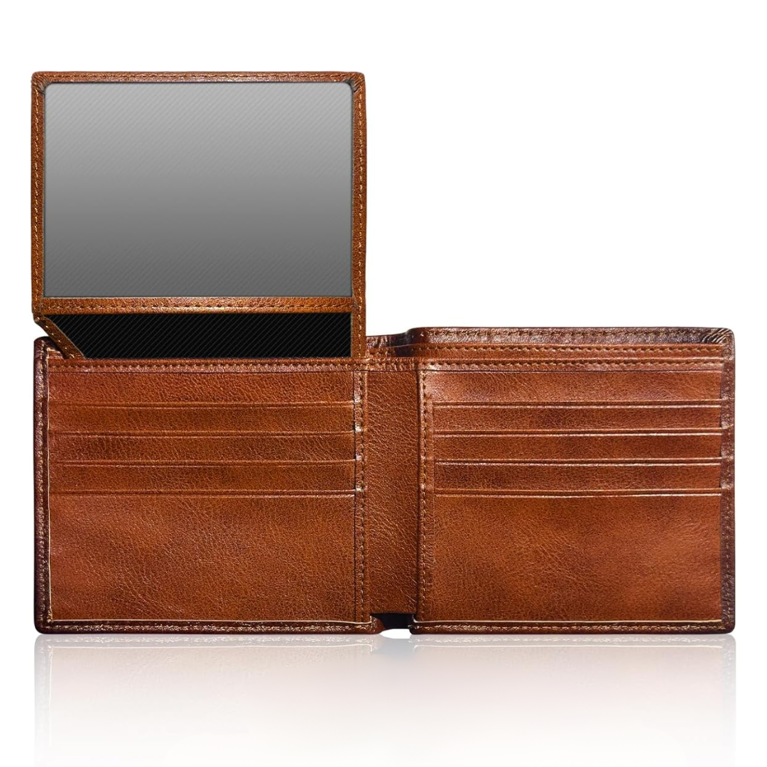 Cartera plegable para hombre de piel de primera calidad - EliteFold