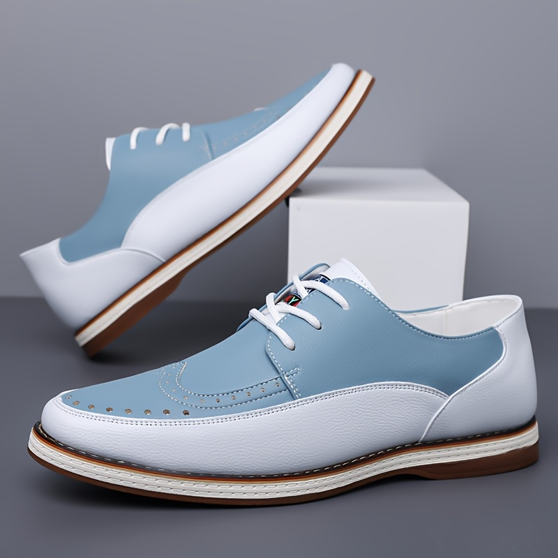 Zapatos Brogue clásicos para hombre con comodidad acolchada
