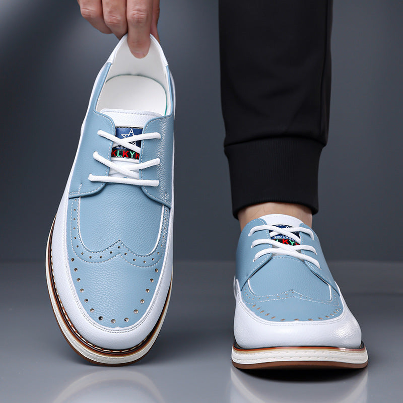 Zapatos Brogue clásicos para hombre con comodidad acolchada