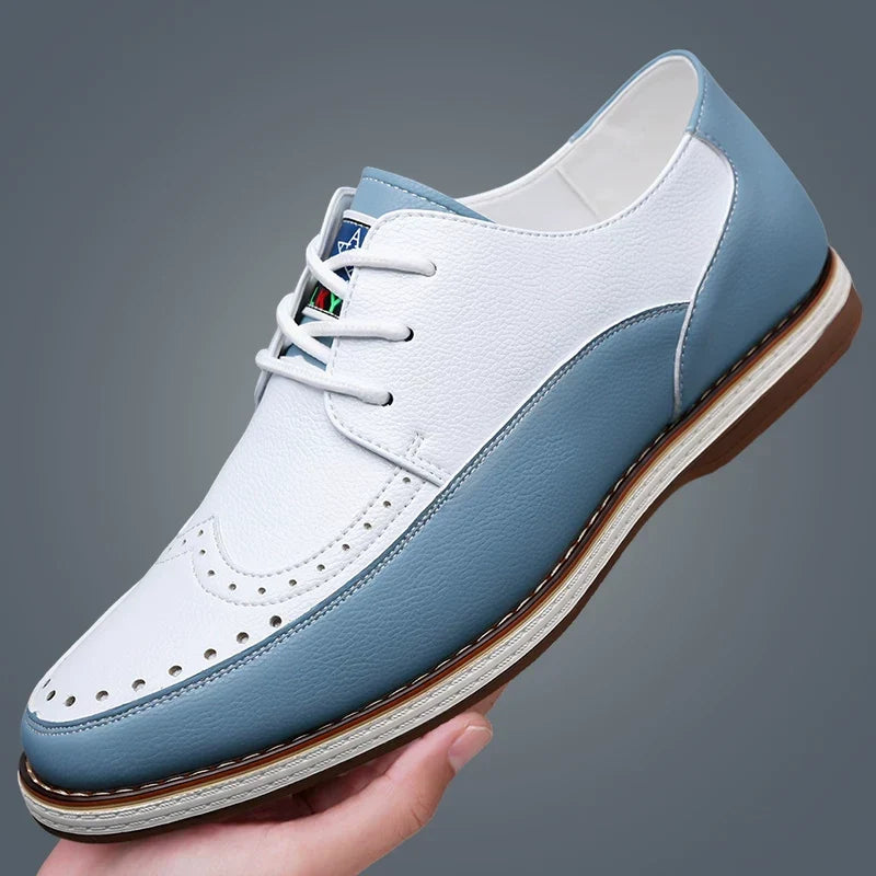 Zapatos Brogue clásicos para hombre con comodidad acolchada