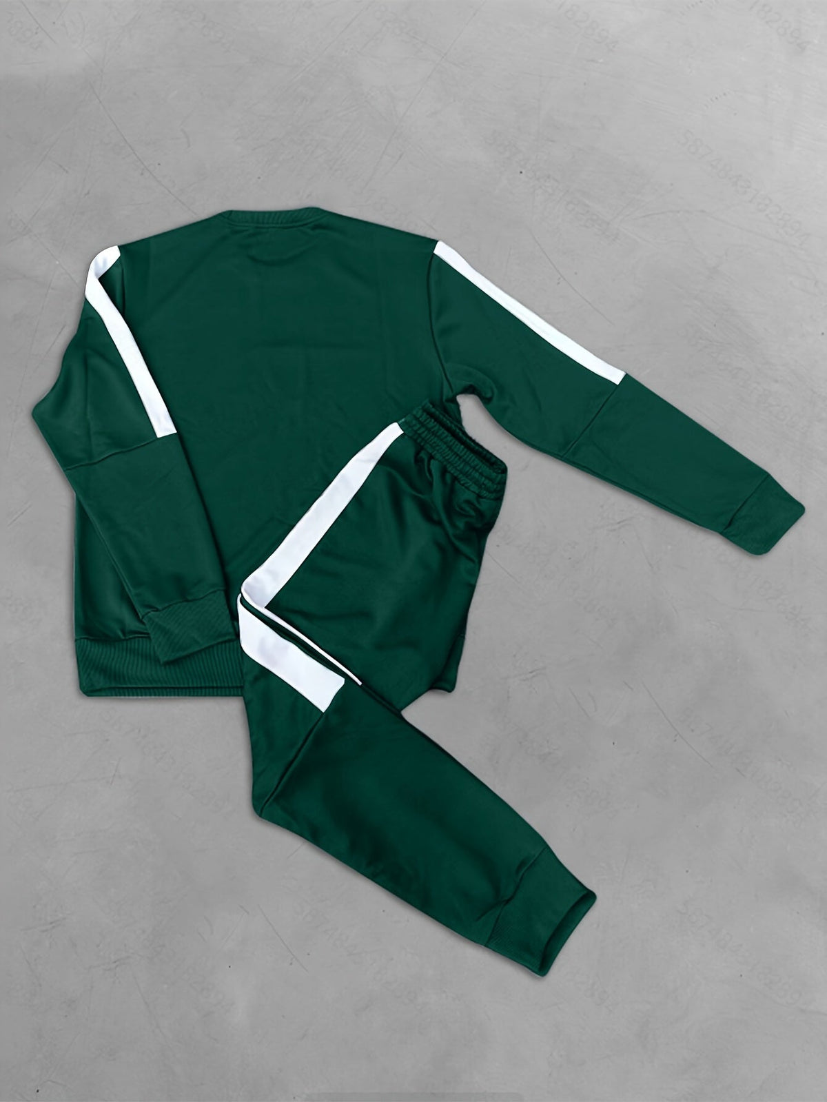 Conjunto de chándal de 2 piezas para hombre con bloques de color