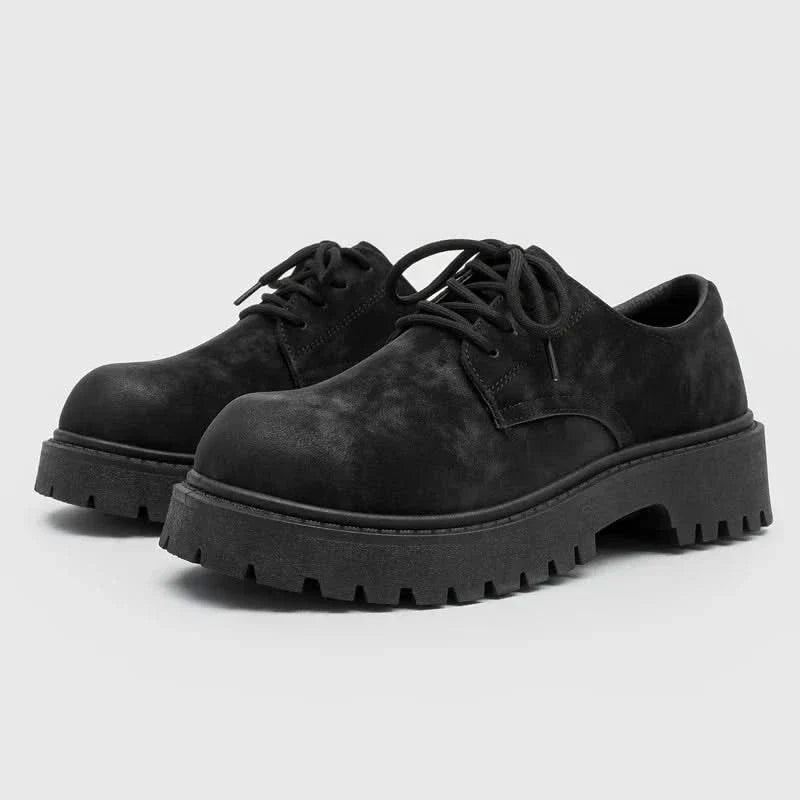 Zapatos Derby de hombre cómodos con suela gruesa