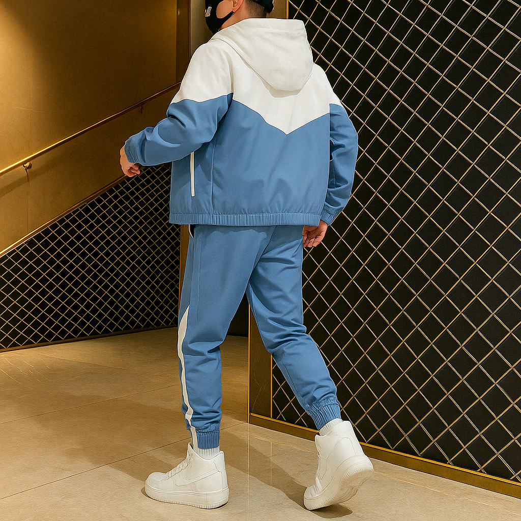 Chándal dinámico bicolor para hombre