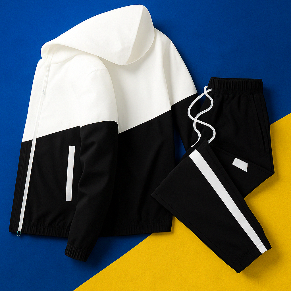 Chándal dinámico bicolor para hombre