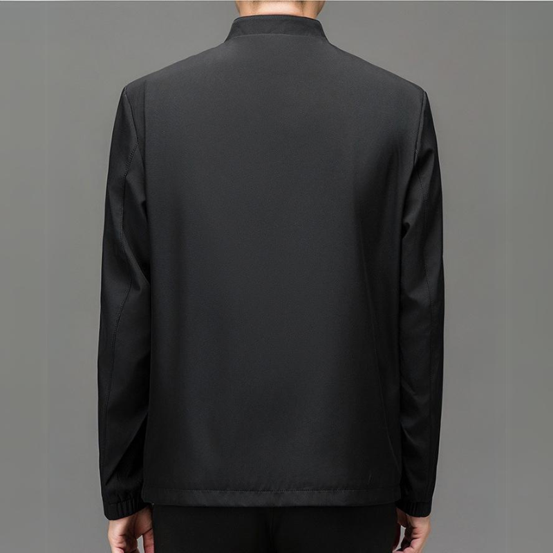 Chaqueta cómoda para hombre de uso diario con bolsillos con cremallera