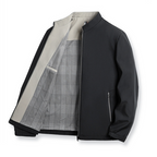 Chaqueta cómoda para hombre de uso diario con bolsillos con cremallera