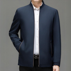 Chaqueta cómoda para hombre de uso diario con bolsillos con cremallera
