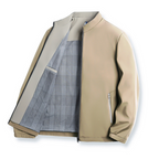 Chaqueta cómoda para hombre de uso diario con bolsillos con cremallera