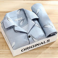 Conjunto de pijama suave de lujo para hombre - Ropa de estar por casa transpirable