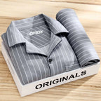 Conjunto de pijama suave de lujo para hombre - Ropa de estar por casa transpirable