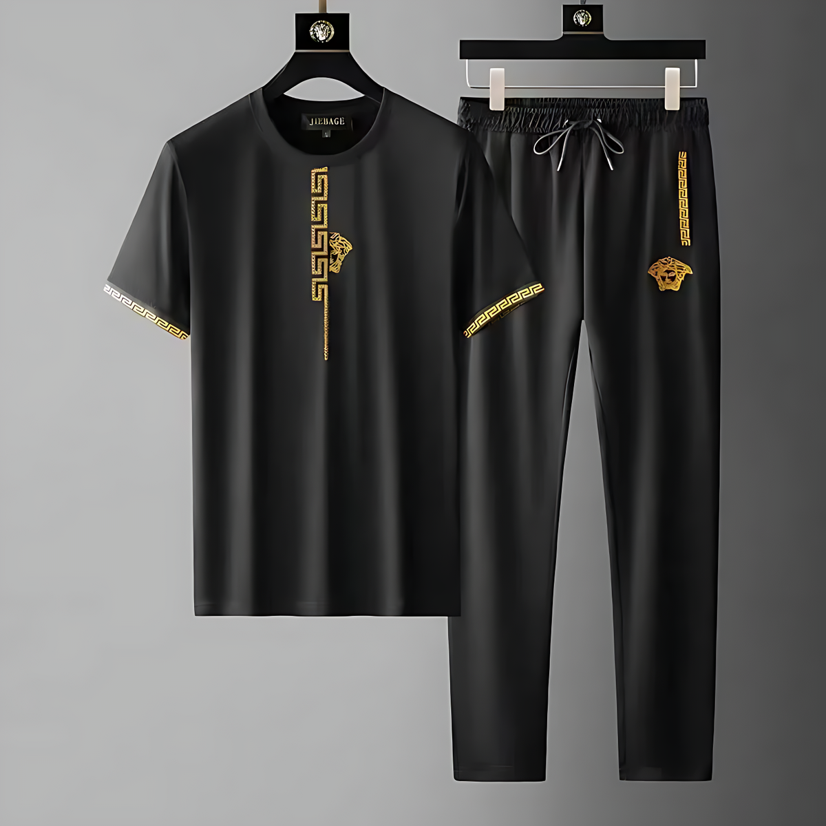 Conjunto de chándal Olympia para hombre: estilo urbano elegante y deportivo.
