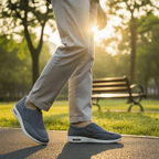 Zapatos para diabéticos SWELLCOMFORT para hombre: ajuste ancho, comodidad con espuma viscoelástica