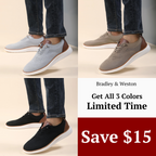 Zapatillas deportivas de vestir tipo brogue ultracómodas para hombre